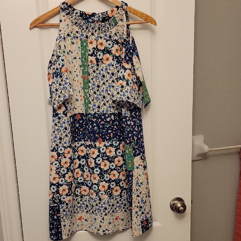Zara Blue Floral Dress